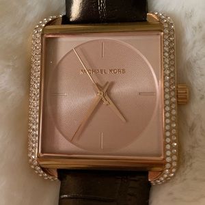 Michael Kors leather women’s watch